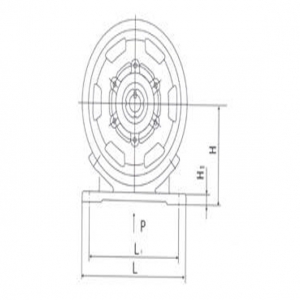 FD/DZF.FD-S/DZF-S底座外型及聯(lián)結尺寸